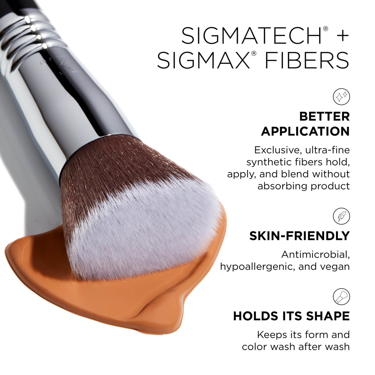 F80 Flat Kabuki™ Brush - Beautifox