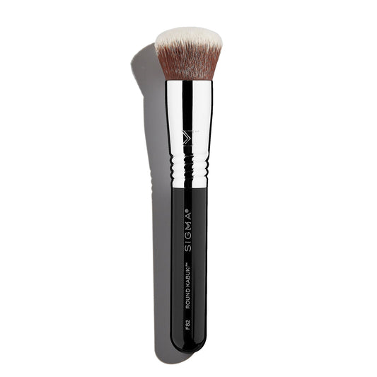 F82 Round Kabuki™ Brush - Beautifox