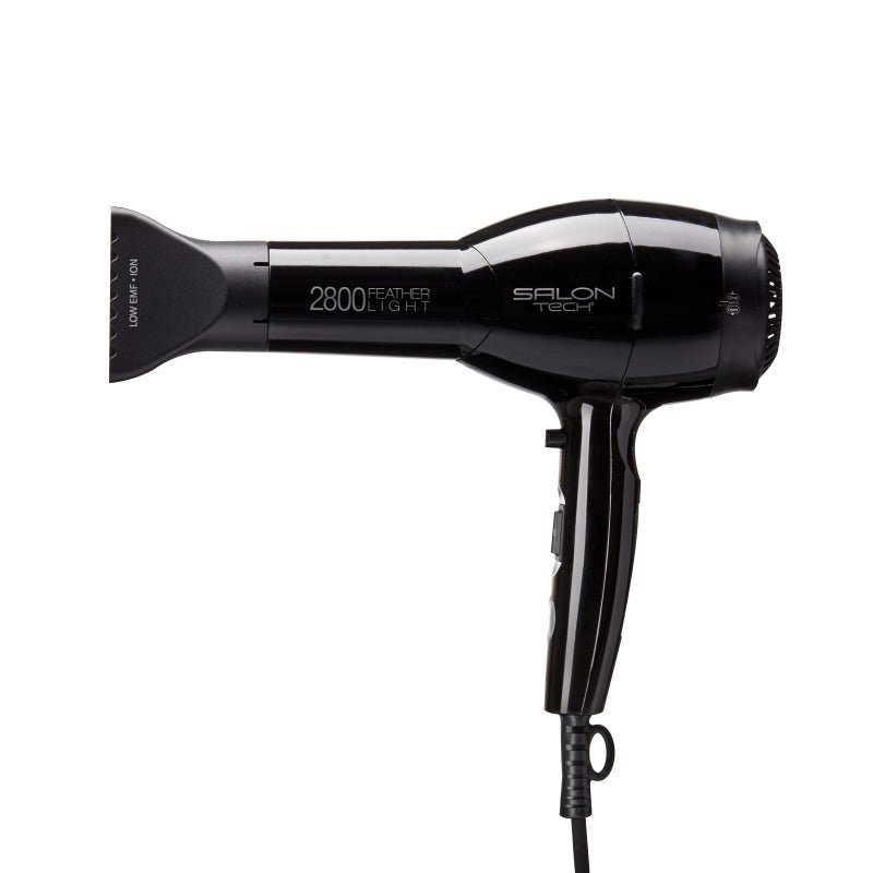 Featherlight 2800 DC Dryer (Black) - Beautifox