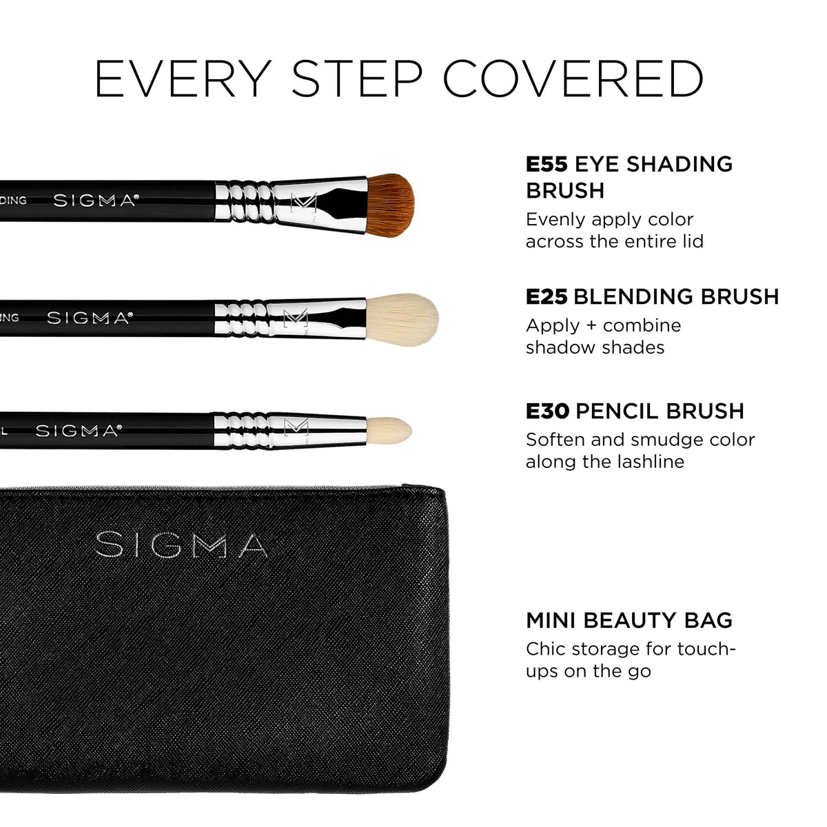 Glam 'n Go Mini Eye Brush Set - Beautifox