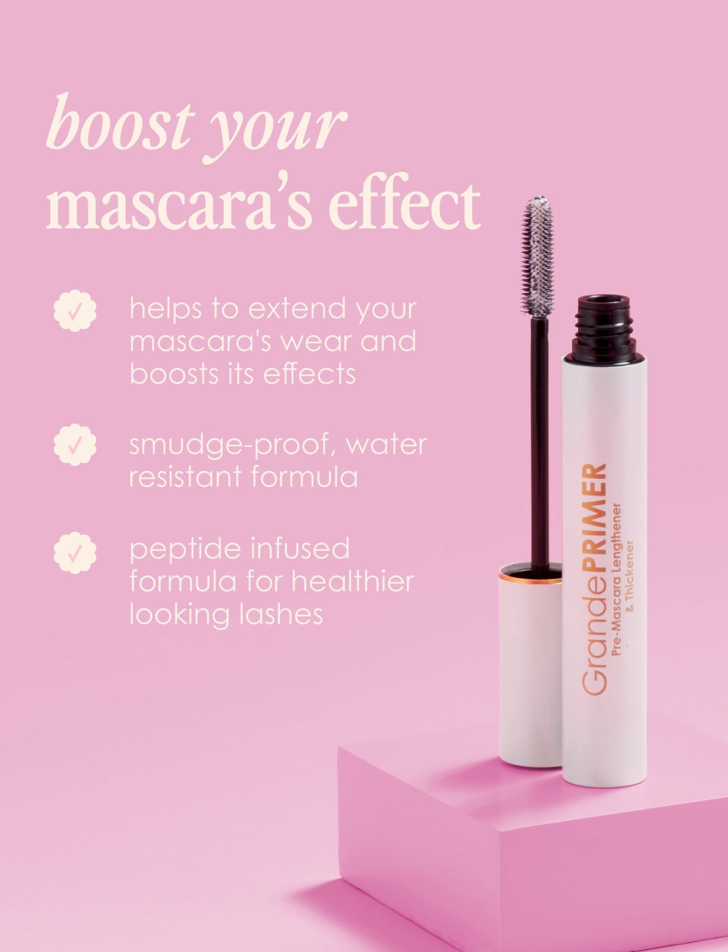 GrandeLASH - MD, GrandePRIMER, GrandeREPAIR, GrandeMASCARA & Makeup Bag - Beautifox