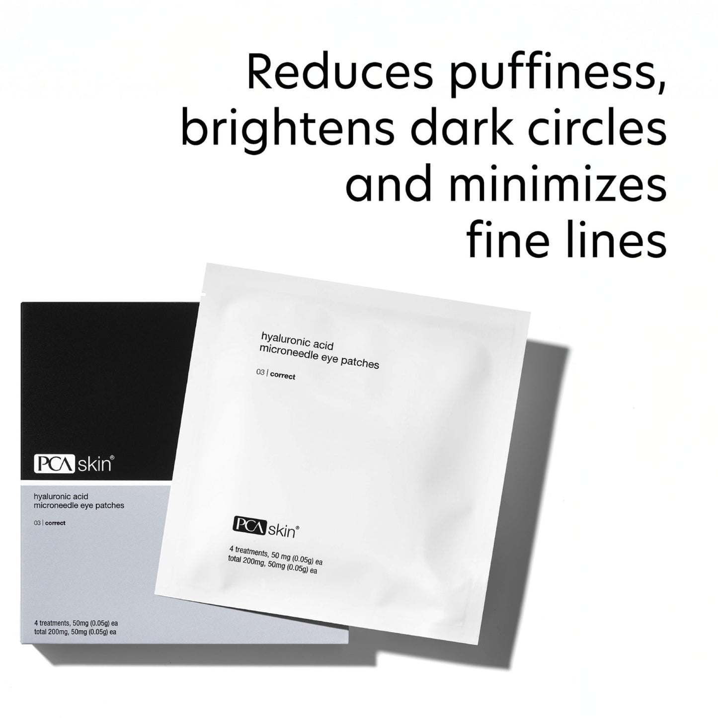 Hyaluronic Acid Microneedle Eye Patches - Beautifox
