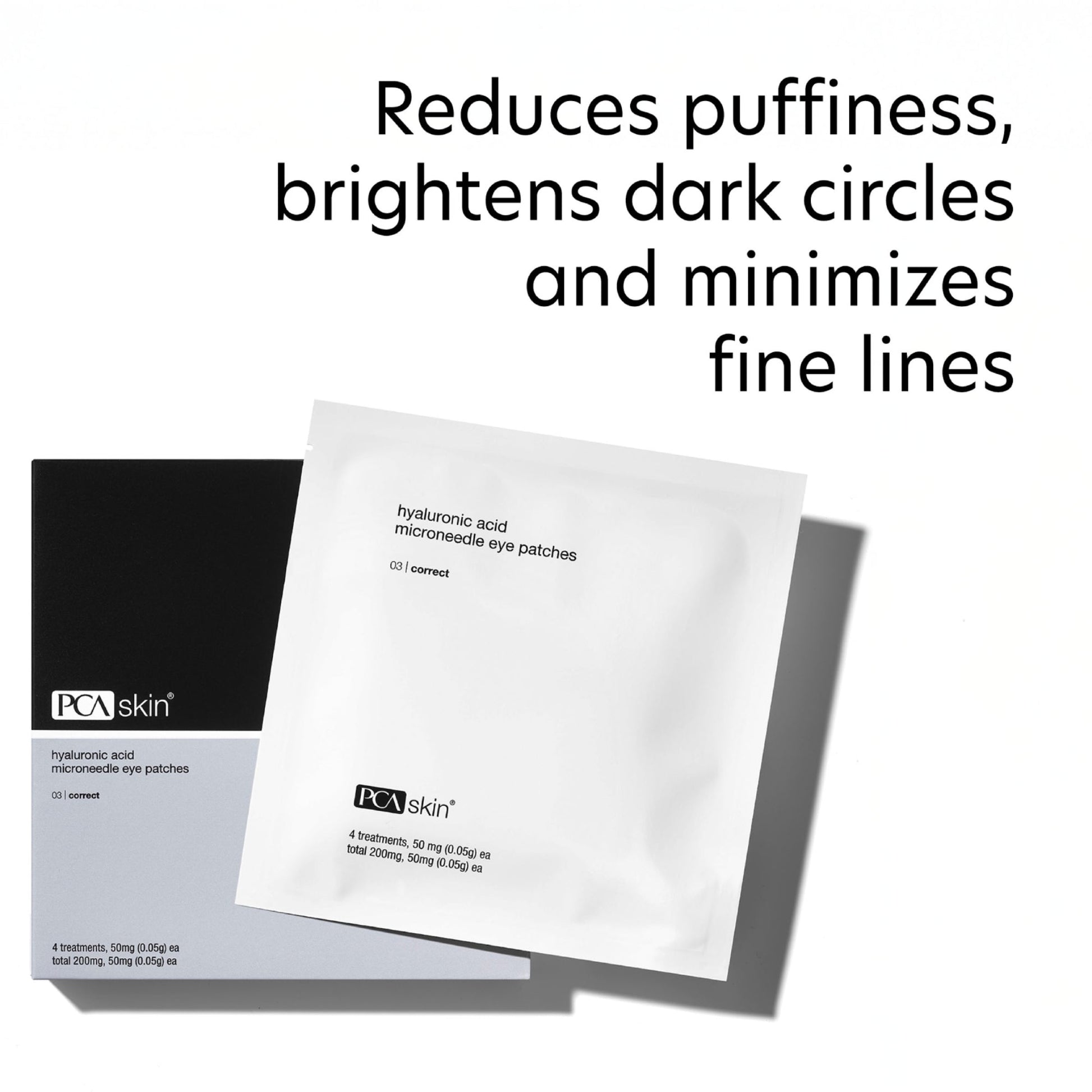 Hyaluronic Acid Microneedle Eye Patches - Beautifox