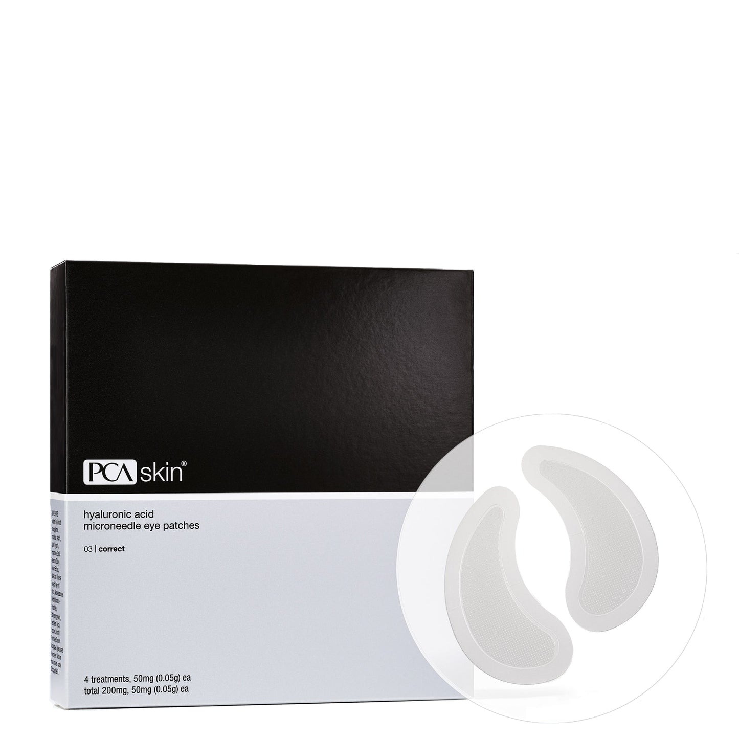 Hyaluronic Acid Microneedle Eye Patches - Beautifox