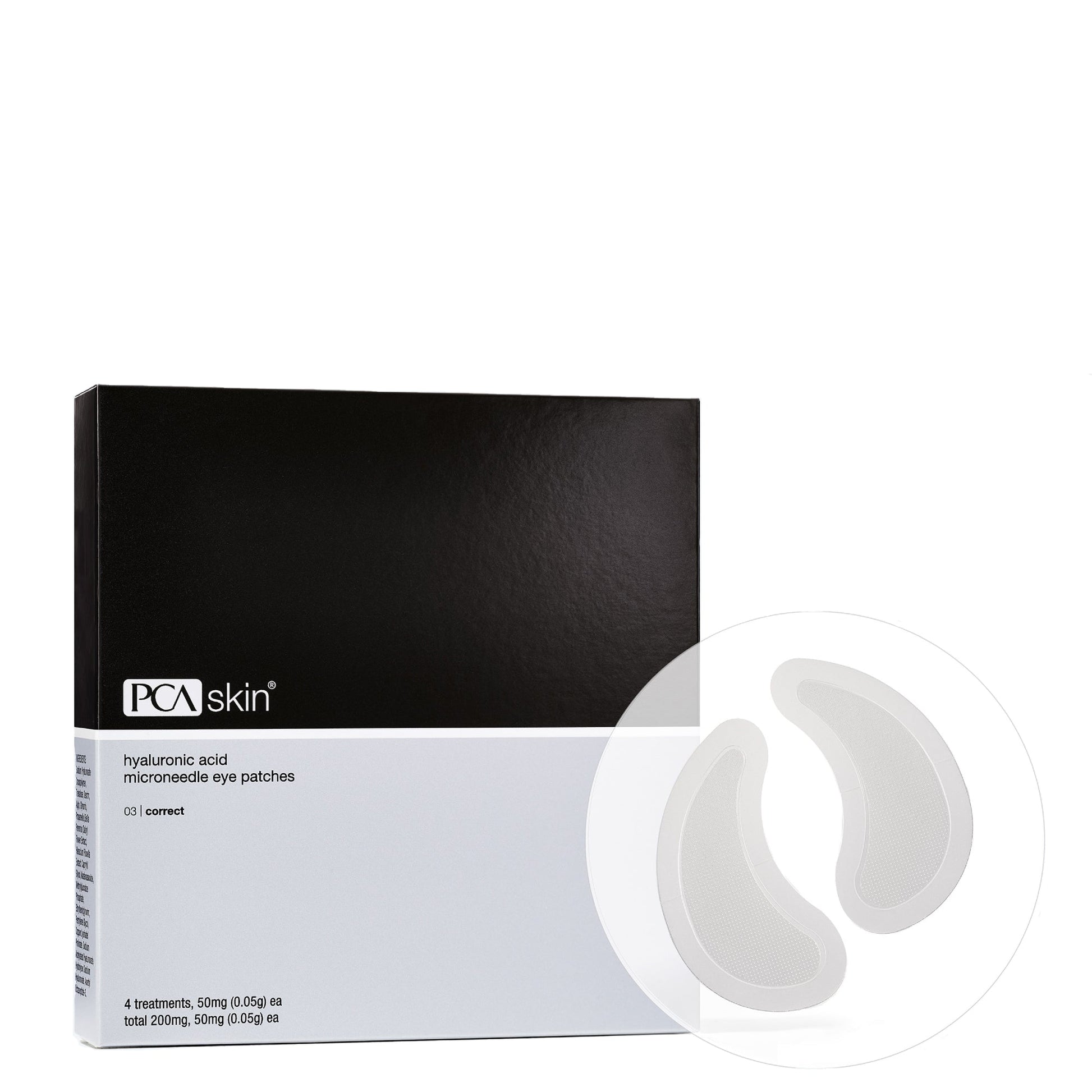 Hyaluronic Acid Microneedle Eye Patches - Beautifox