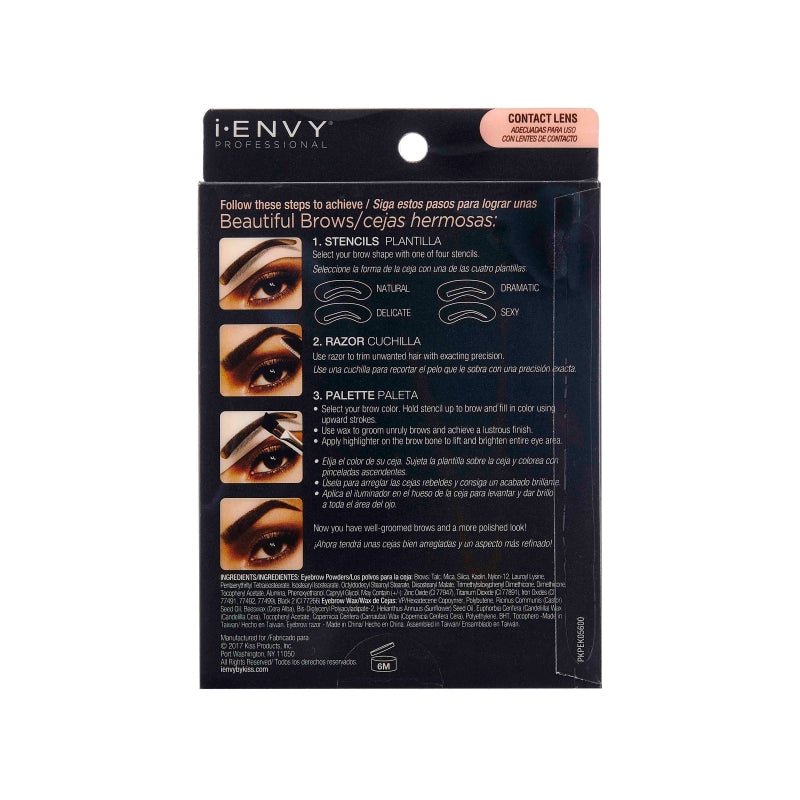 iEnvy Beautiful Brow Kit - Beautifox