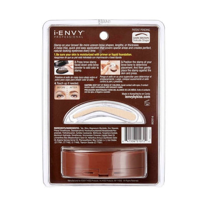 iEnvy Brow Stamp Kit Ebony - Beautifox