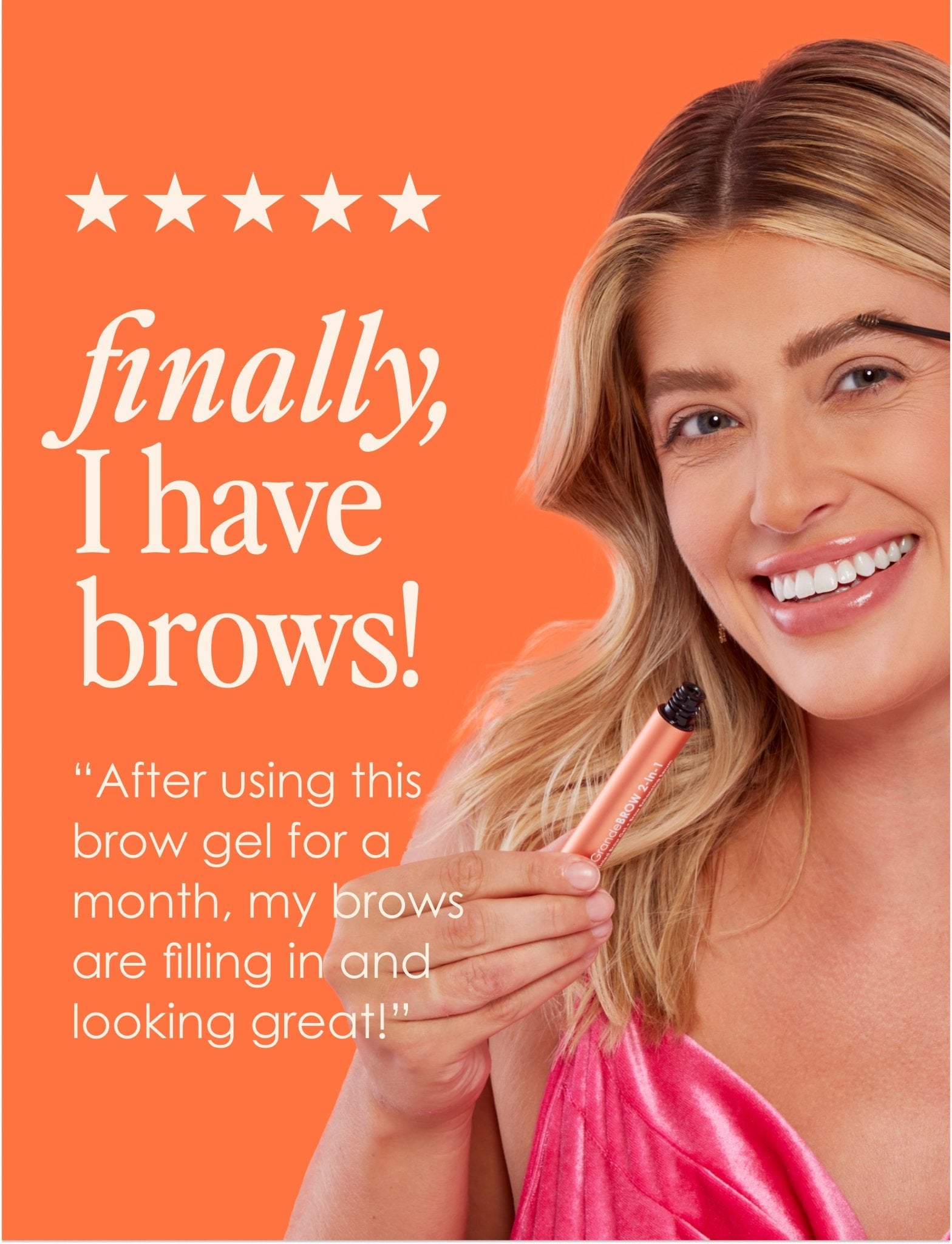 Light Travel Size GrandeBROW 2 - In - 1 - Beautifox