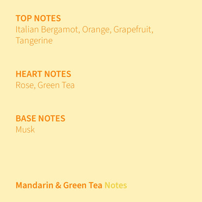 Mandarin & Green Tea Eau de Parfum - Beautifox
