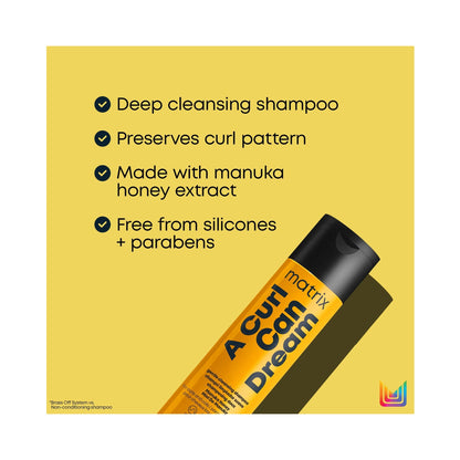 Matrix A Curl Can Dream Shampoo 10oz & Moisturizing Cream 16oz Duo ($48 Value) - Beautifox