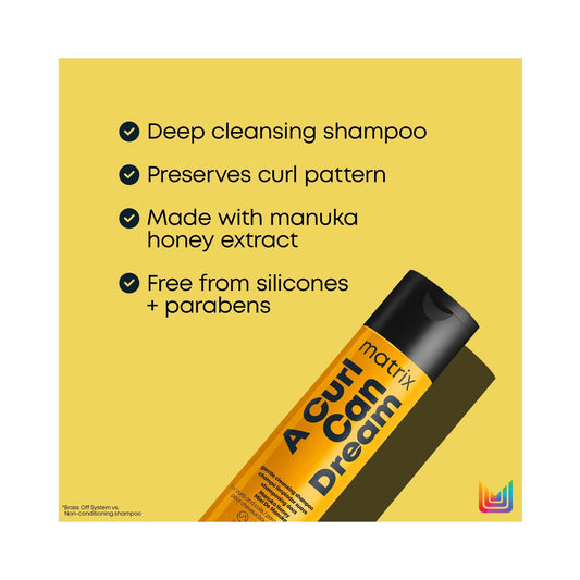 Matrix A Curl Can Dream Shampoo 10oz & Moisturizing Cream 16oz Duo ($48 Value) - Beautifox