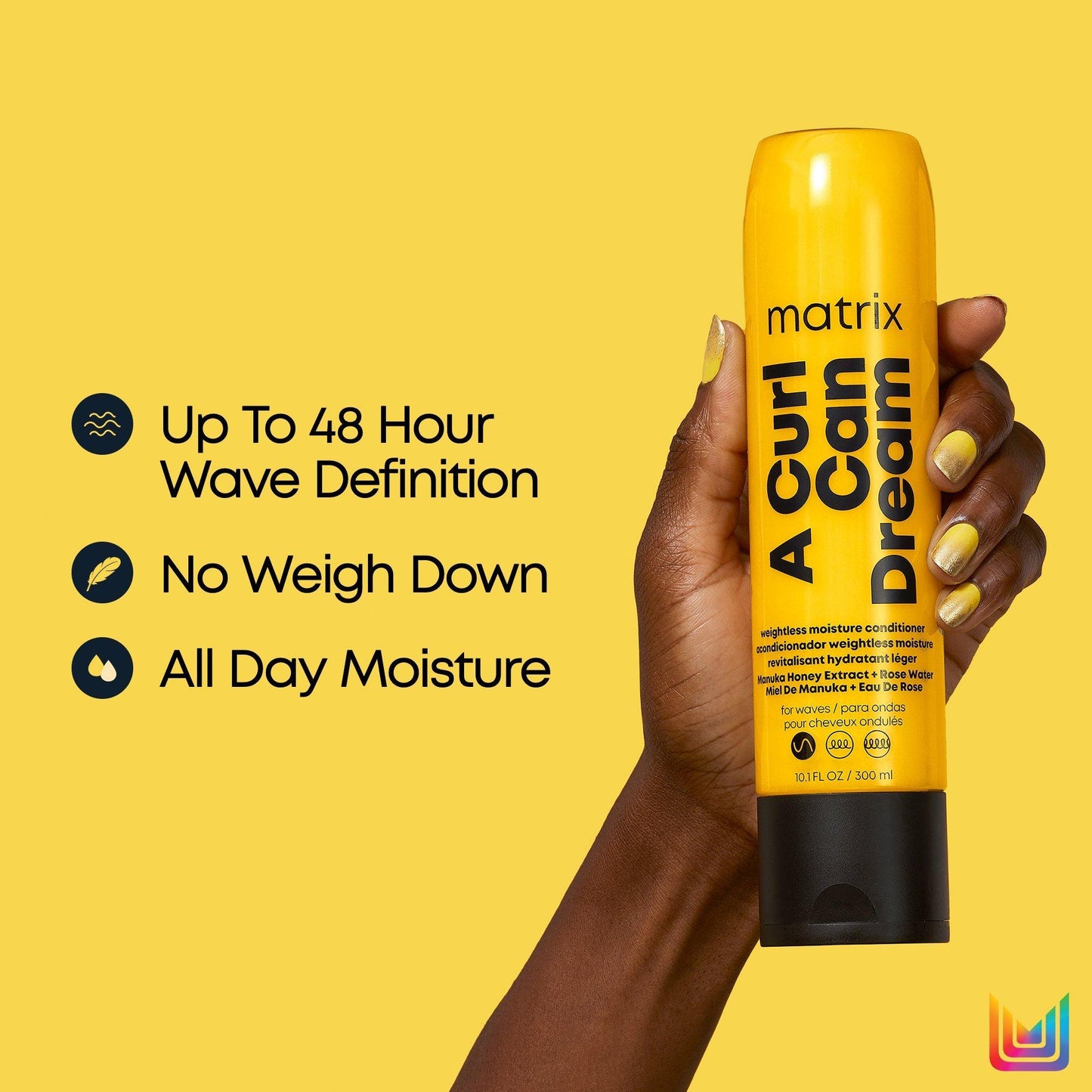 Matrix A Curl Can Dream Weightless Conditioner For Waves - Beautifox