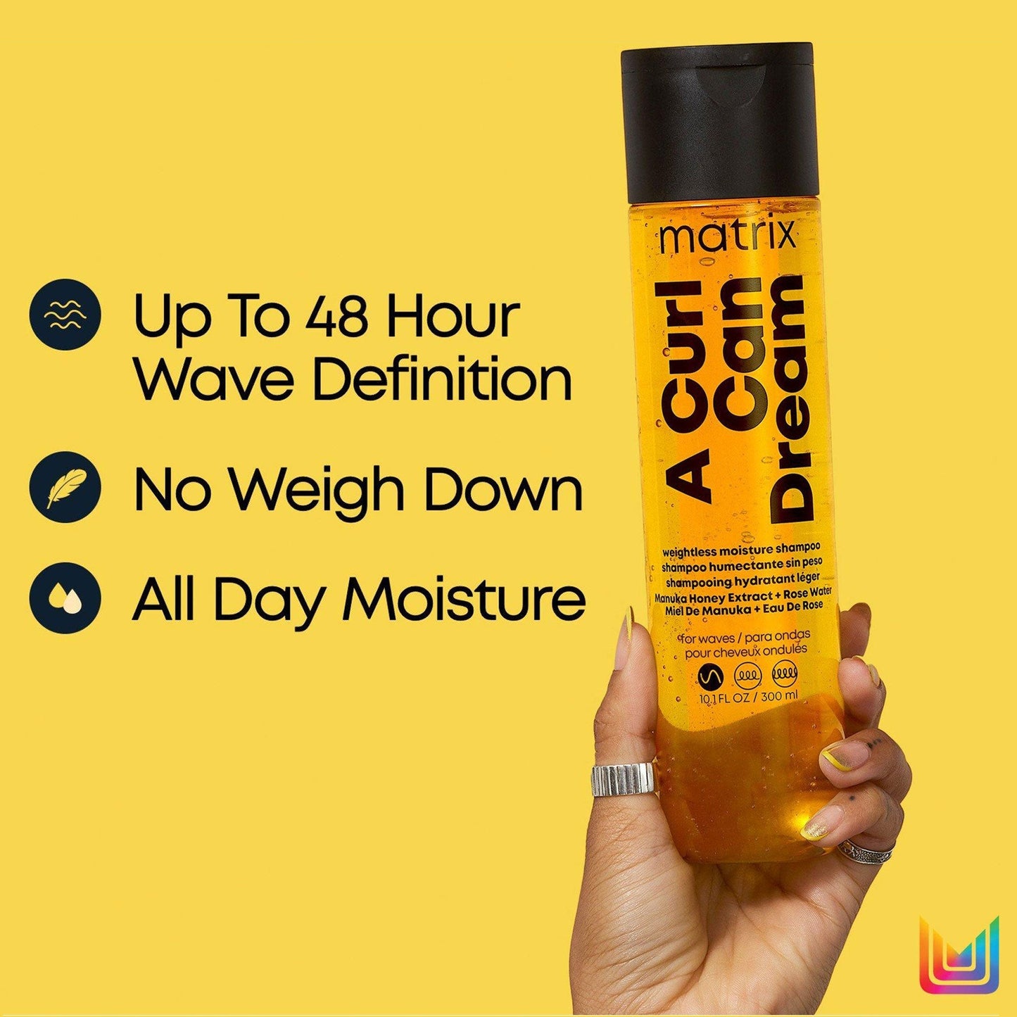 Matrix A Curl Can Dream Weightless Shampoo for Waves - Beautifox