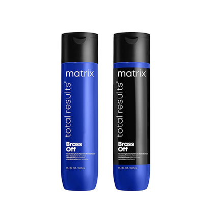 Matrix Brass Off Shampoo & Conditioner 10oz Duo ($44 Value) - Beautifox