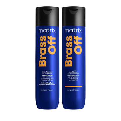 Matrix Brass Off Shampoo & Conditioner 10oz Duo ($44 Value) - Beautifox