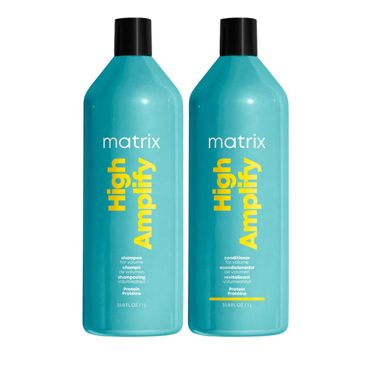 Matrix High Amplify Shampoo & Conditioner Liter Duo ($88 Value) - Beautifox