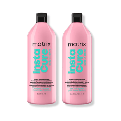 Matrix Insta Cure Build - A - Bond Shampoo & Conditioner Liter Duo ($96 Value) - Beautifox