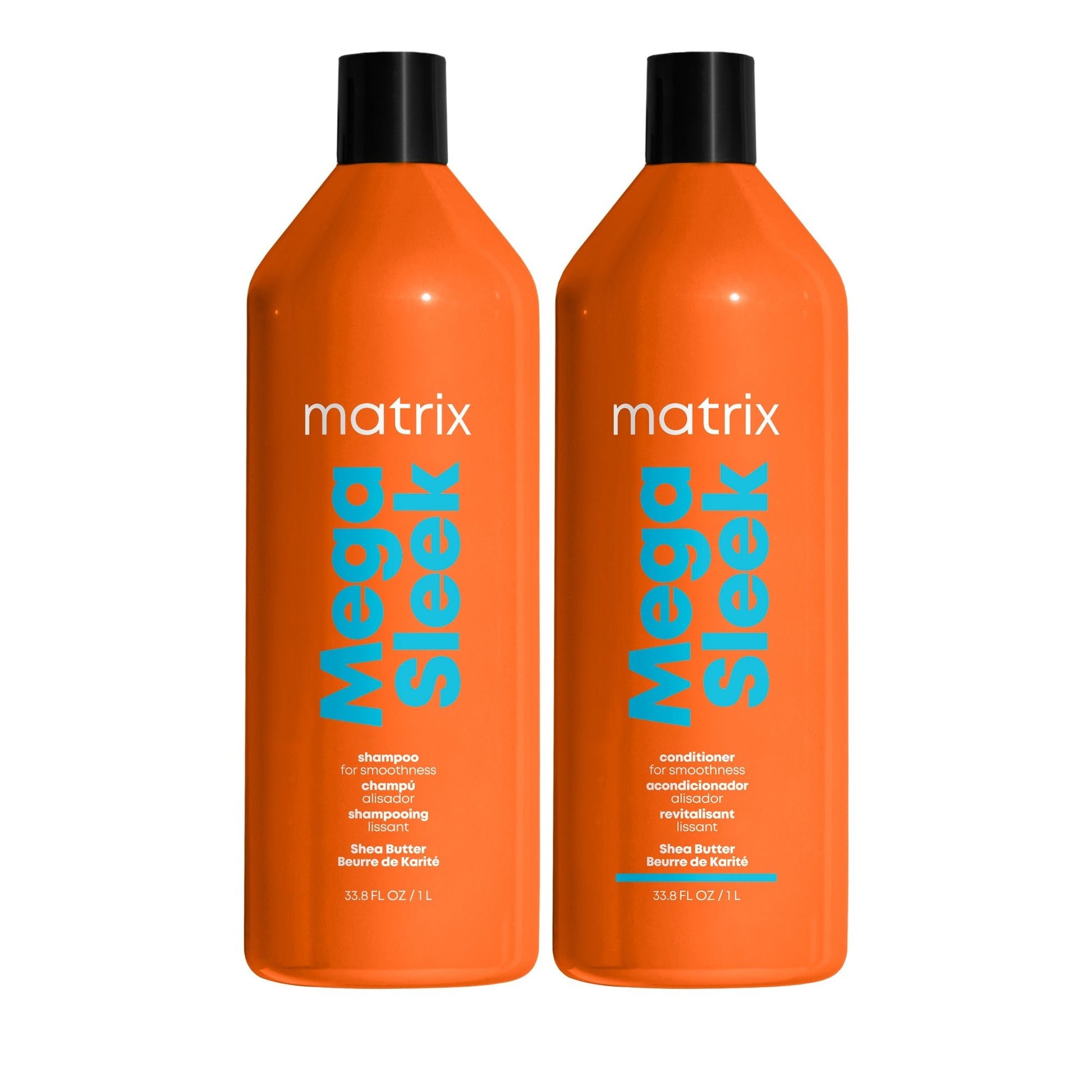 Matrix Mega Sleek Shampoo & Conditioner Liter Duo ($88 Value) - Beautifox