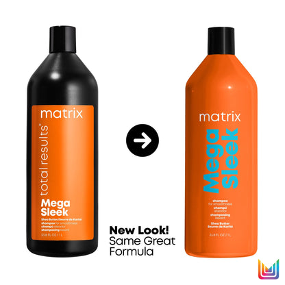 Matrix Mega Sleek Shampoo & Conditioner Liter Duo ($88 Value) - Beautifox