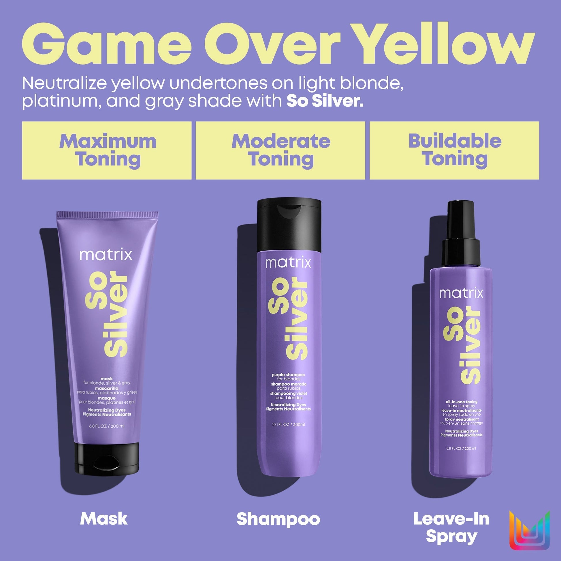 Matrix So Silver Shampoo & Conditioner 10oz Duo ($44 Value) - Beautifox