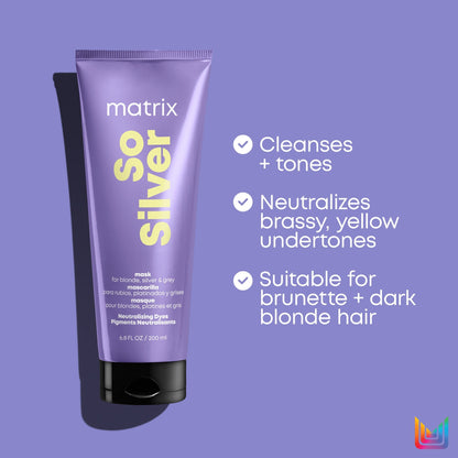 Matrix So Silver Triple Power Mask - Beautifox