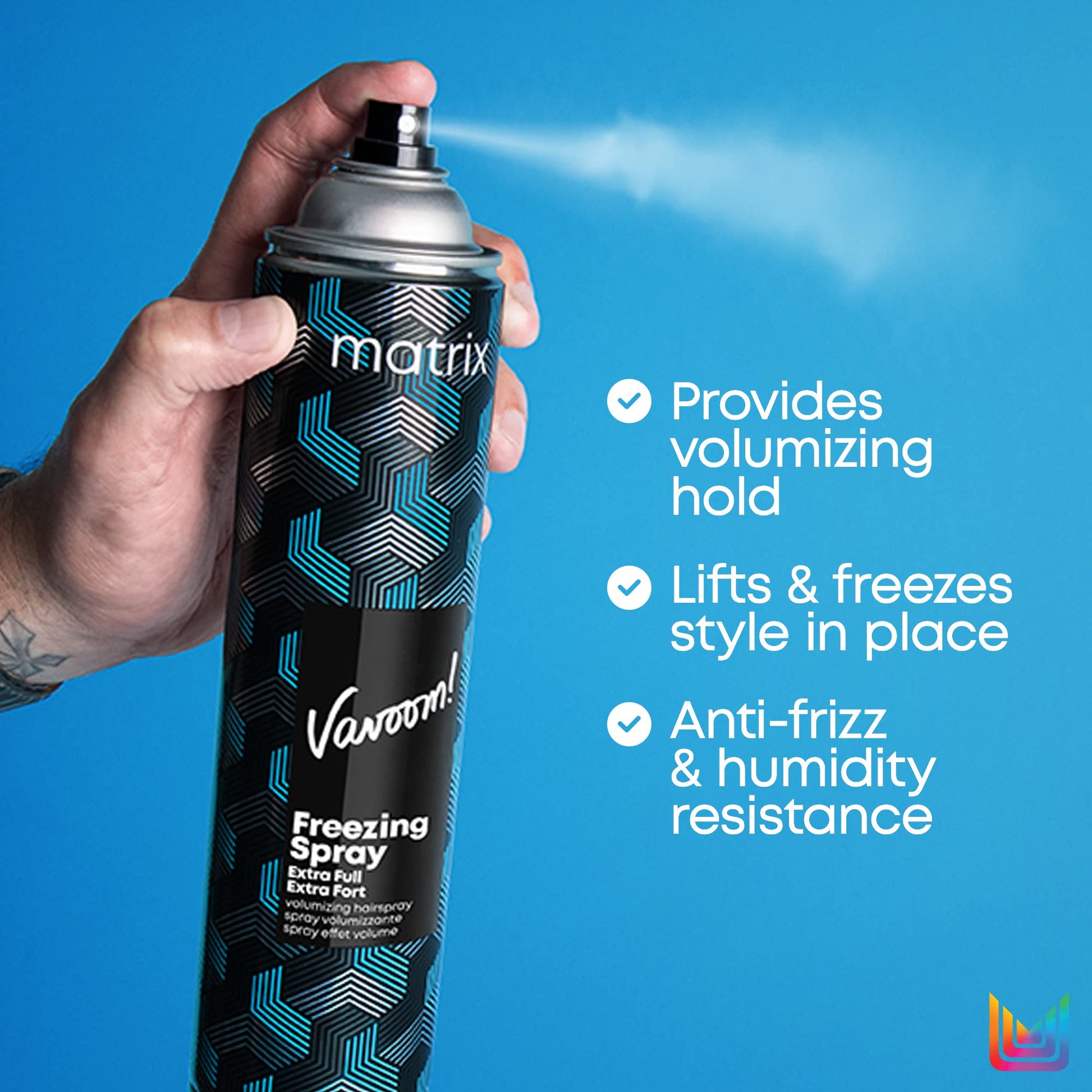 Matrix Vavoom Extra Full Freezing Hairspray - Beautifox