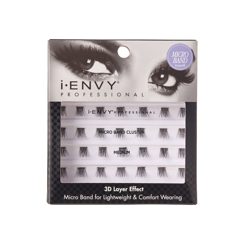Microband Cluster Eyelash - Medium - Beautifox