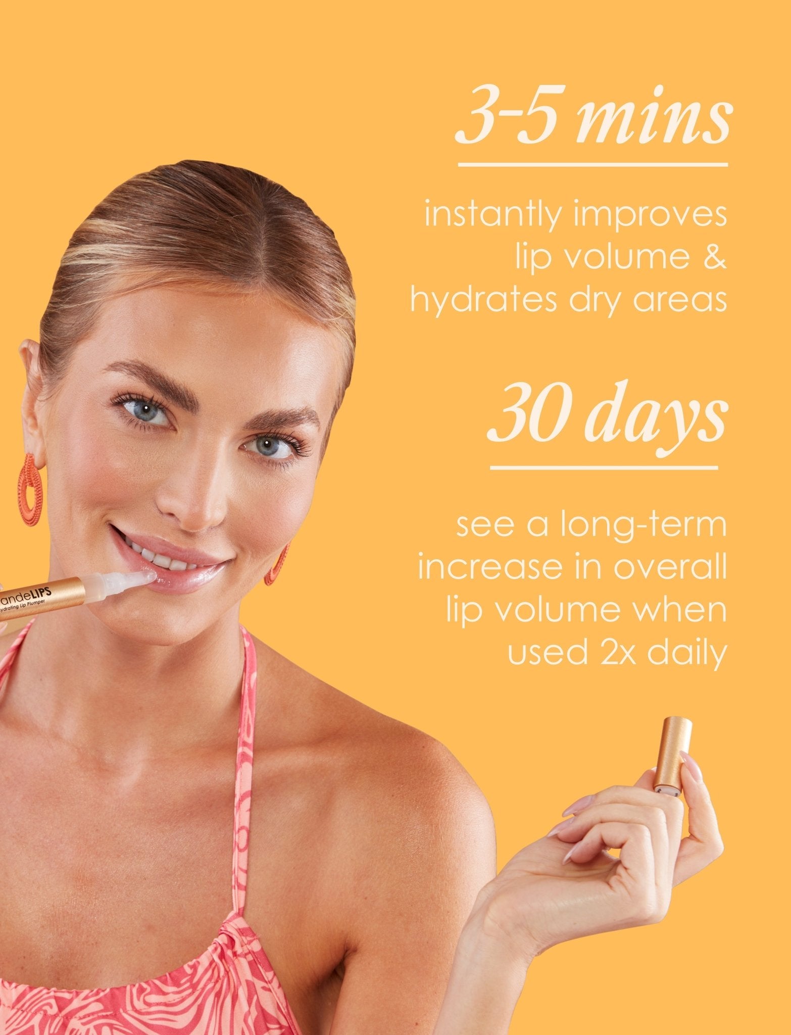 Mini GrandeLIPS Hydrating Lip Plumper | Gloss | Clear - Beautifox