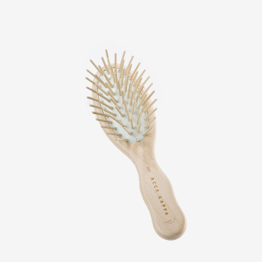 Natura Oval Brush - Wooden Pins - Beautifox