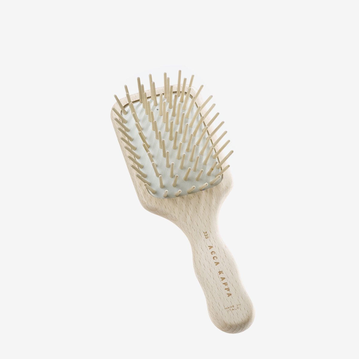Natura Paddle Brush - Wooden Pins - Beautifox