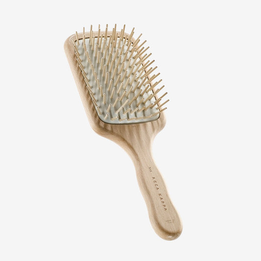 Natura Paddle Brush - Wooden Pins - Beautifox