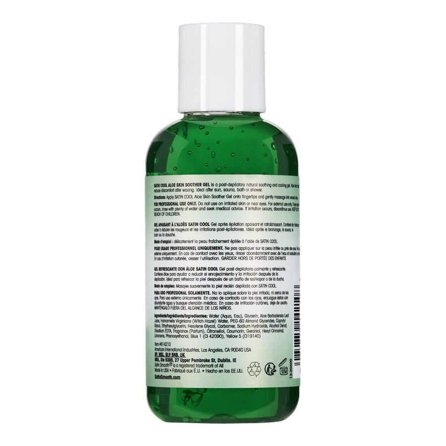 Satin Cool Aloe Vera Soothing Gel - 4 fl oz - Beautifox