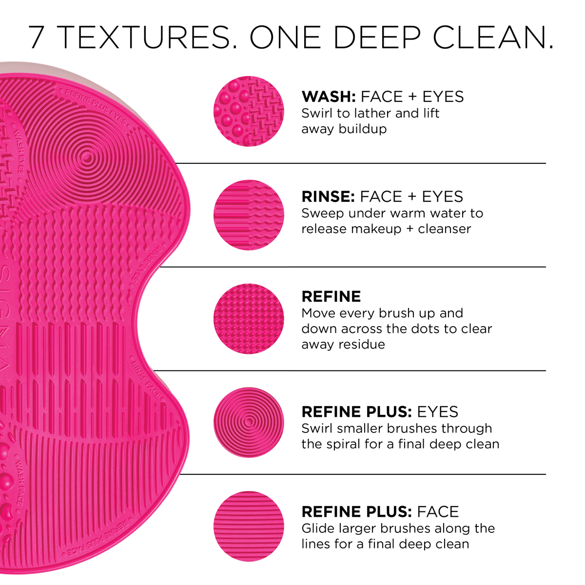 Sigma Spa® Express Brush Cleaning Mat - Beautifox