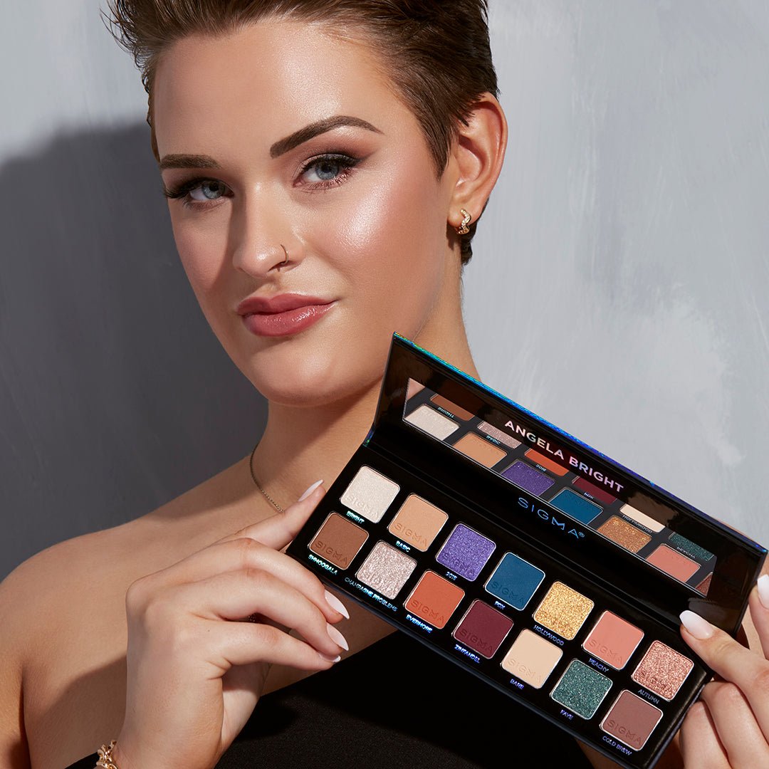Sigma x Angela Bright Eyeshadow Palette - Beautifox