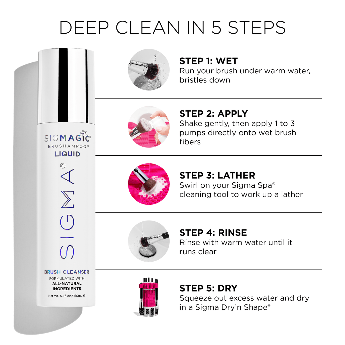 Sigmagic® Brushampoo™ Liquid - Beautifox