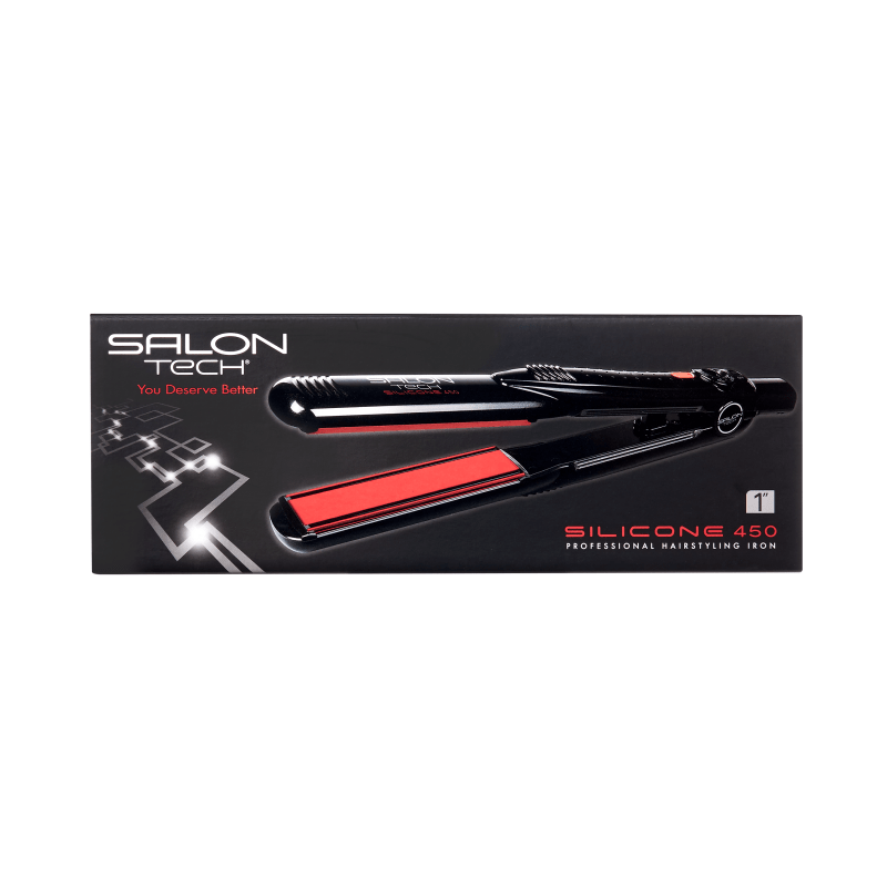 Silicone 450 Flat Iron - 1 Inch - Beautifox
