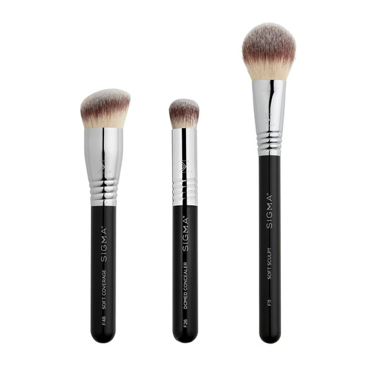Soft Coverage Brush Trio - Beautifox