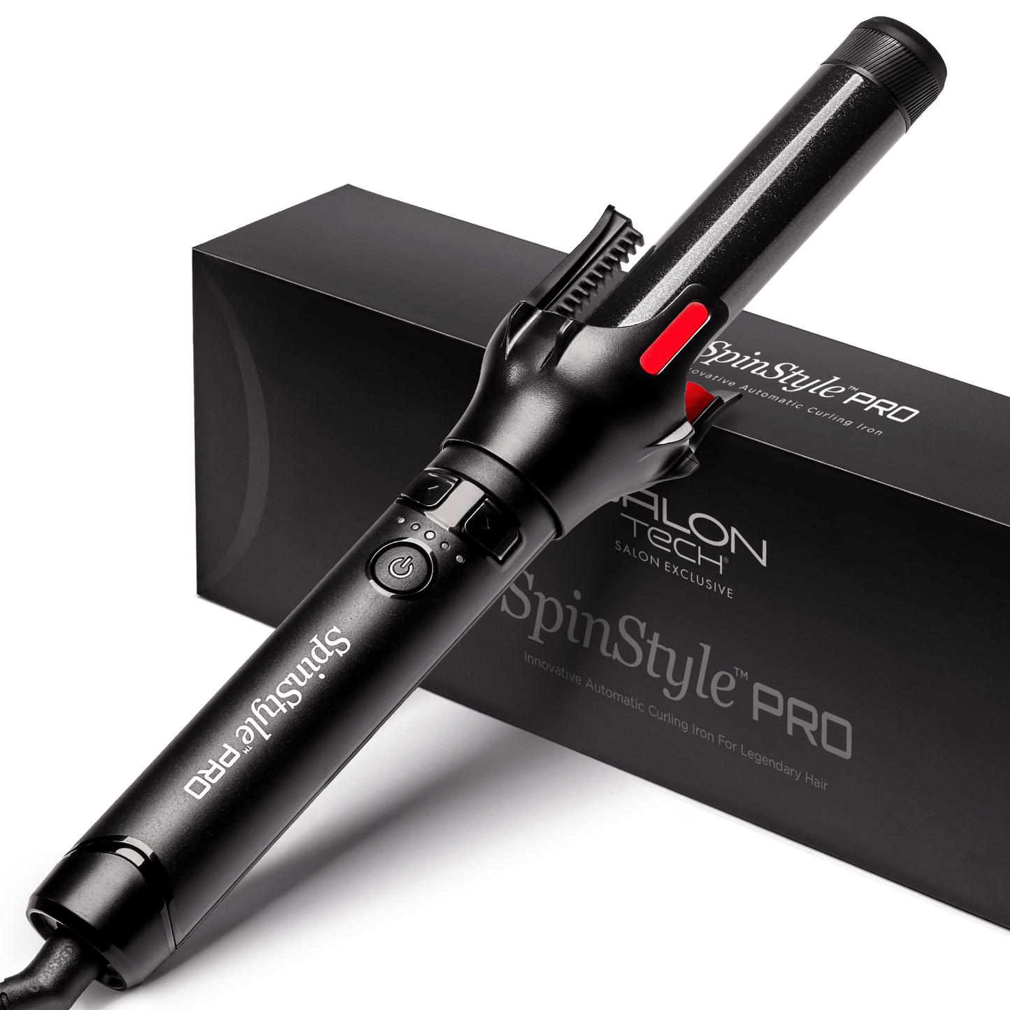 Spinstyle™ Pro Automatic Curler w/ Pouch - 1 inch (New) - Beautifox