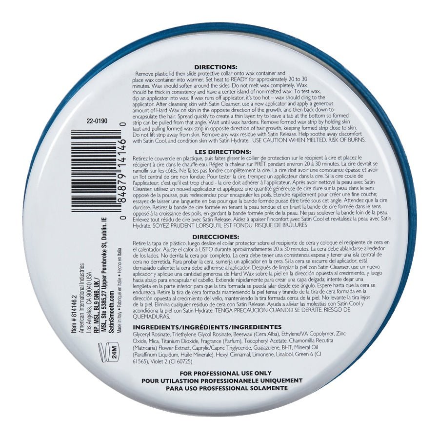 Titanium Blue Thin - Film Hard Wax - Beautifox