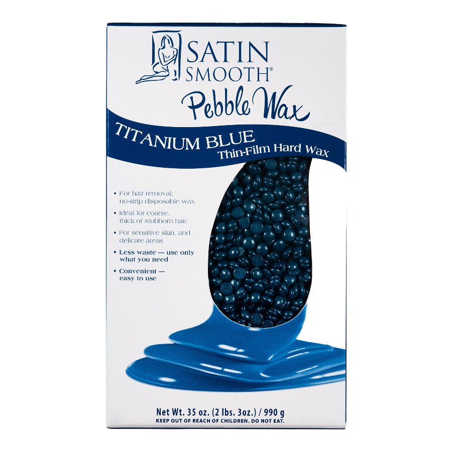 Titanium Blue Thin - Film Pebble Wax - Beautifox
