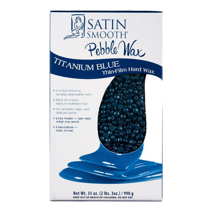 Titanium Blue Thin - Film Pebble Wax - Beautifox