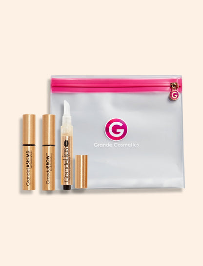 Travel Size GrandeLASH - MD, GrandeBROW & GrandeLIPS - Beautifox