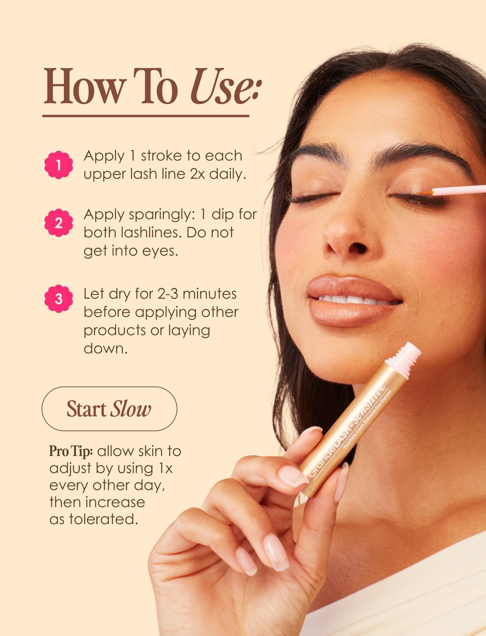 Travel Size GrandeLASH - Sensitive - Beautifox
