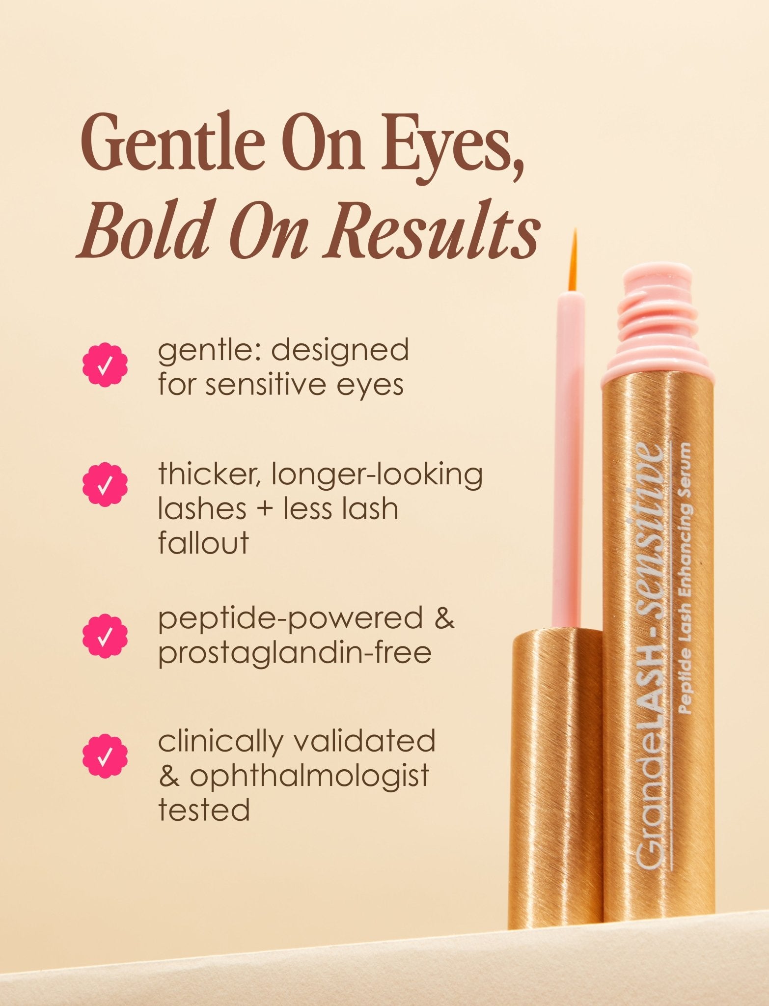 Travel Size GrandeLASH - Sensitive - Beautifox