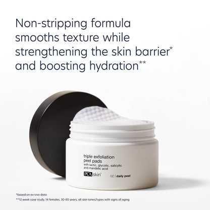 Triple Exfoliation Peel Pads - Beautifox