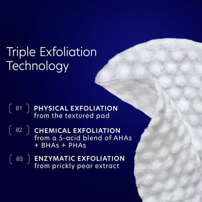 Triple Exfoliation Peel Pads - Beautifox