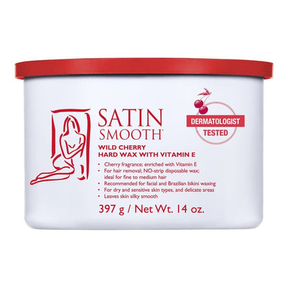Wild Cherry & Vitamin E Hard Wax - Beautifox