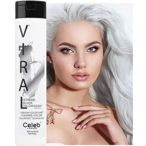 Celeb Luxury Viral Pastel Silver Colorwash Shampoo Celeb