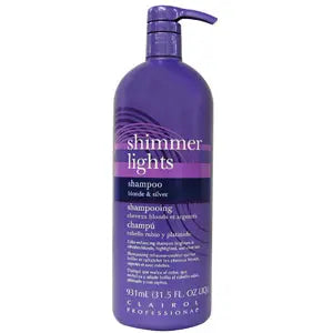 Shimmer Lights Blonde & Silver Shampoo, 31.5 oz Clairol Professional