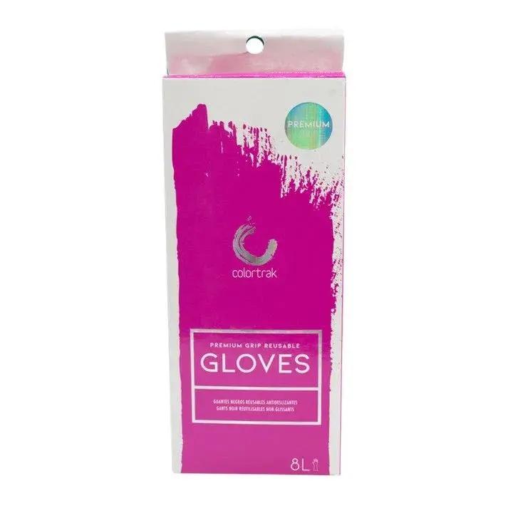 Colortrak Black Premium Reusable Latex Gloves - Beautifox
